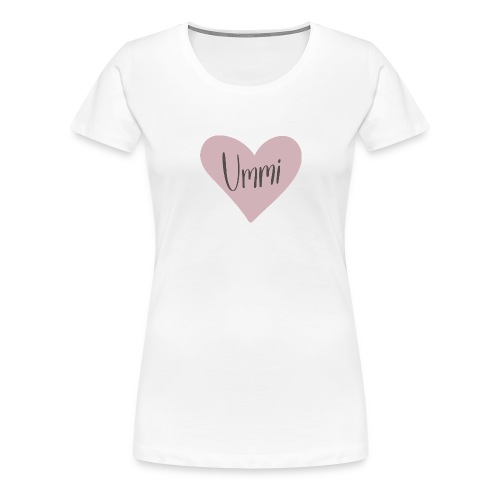 Ummi - hjärta - Premium-T-shirt dam