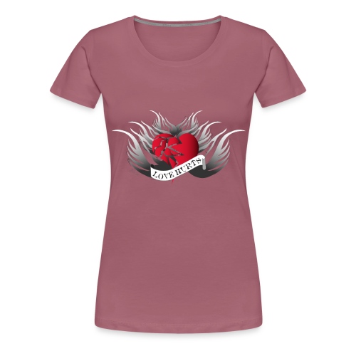 Love Hurts - Liebe verletzt - Frauen Premium T-Shirt