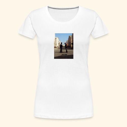 wish you were here design - Vrouwen Premium T-shirt