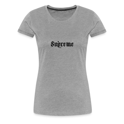 Suprême - T-shirt Premium Femme