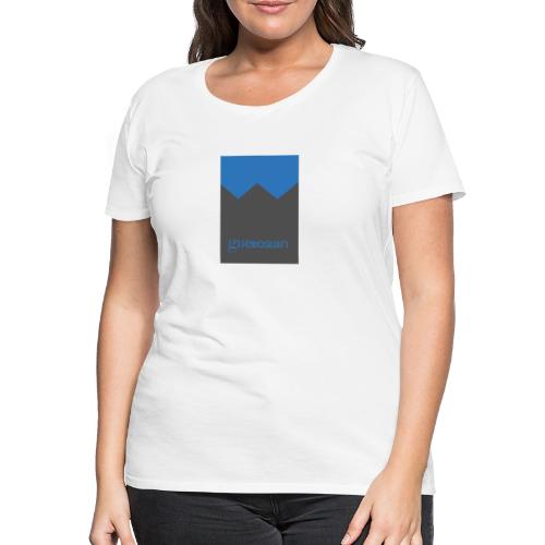 Ghettostans Krone: grau blau - Frauen Premium T-Shirt