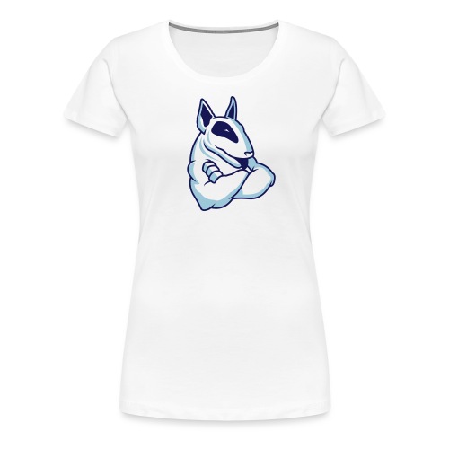 Bullterrier Maskottchen 2c - Frauen Premium T-Shirt