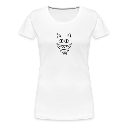 Gato sonriente - Camiseta premium mujer
