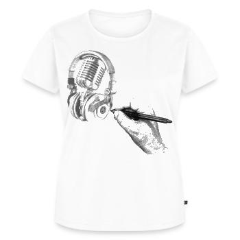 Art - T-shirt Premium bio Femme - blanc - Devant - AI Model Female 172 dark (172cm)