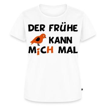 lustiger Spruch - Frauen Premium Bio T-Shirt - Weiß - Vorne - AI Model Female 172 dark (172cm)