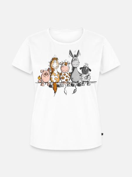 Tiere Online - Frauen Premium Bio T-Shirt - Weiß