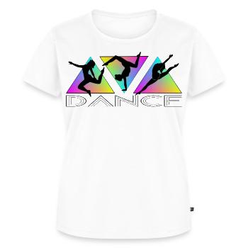 Dance - Frauen Premium Bio T-Shirt - Weiß - Vorne - AI Model Female 172 dark (172cm)