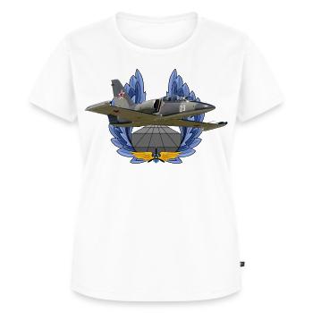Aero L-39 Albatros - T-shirt Premium bio Femme - blanc - Devant - AI Model Female 172 dark (172cm)