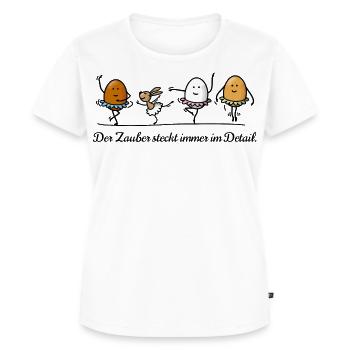 Ostern - Frauen Premium Bio T-Shirt - Weiß - Vorne - AI Model Female 172 dark (172cm)