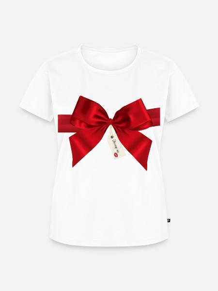 Unwrap me - Frauen Premium Bio T-Shirt - Weiß