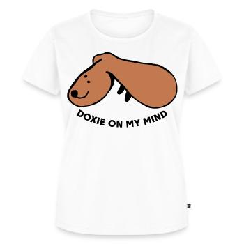 Casual Dog – Simply Relaxed - Women's Premium Organic T-shirt - white - Front - AI Model Female 172 dark (172cm)