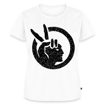 Mouvement amérindien - T-shirt Premium bio Femme - blanc - Devant - AI Model Female 172 dark (172cm)