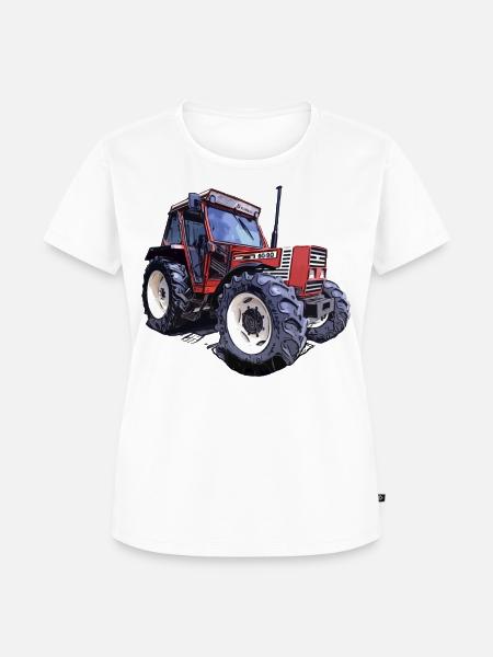 Feldkraft 80-90 - Frauen Premium Bio T-Shirt - Weiß