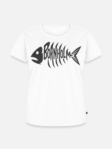 Bornholm Grätenstyle - Frauen Premium Bio T-Shirt - Weiß