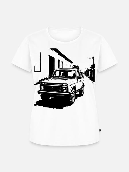 Offroad-Legende Klassik - Frauen Premium Bio T-Shirt - Weiß