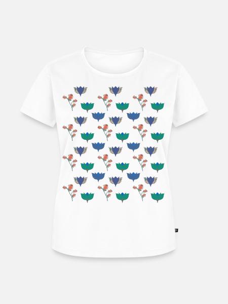 Garten Romantik - Frauen Premium Bio T-Shirt - Weiß