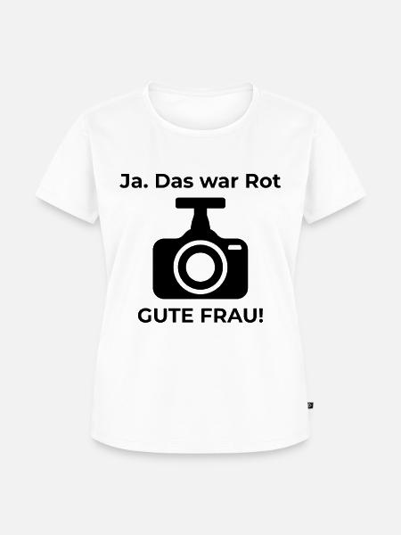 Dashcam Garmin Meme - Frauen Premium Bio T-Shirt - Weiß