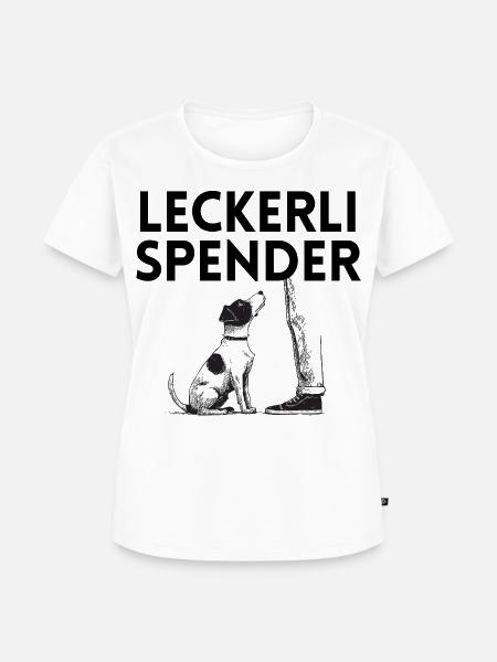 Leckerli-Spender - Frauen Premium Bio T-Shirt - Weiß