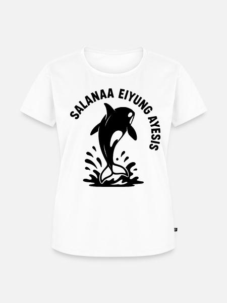 Salanaa Eiyung Ayesis - Frauen Premium Bio T-Shirt - Weiß