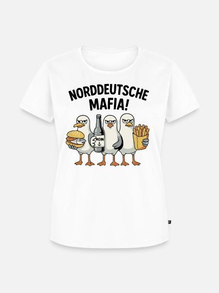 Norddeutsche Mafia - Frauen Premium Bio T-Shirt - Weiß