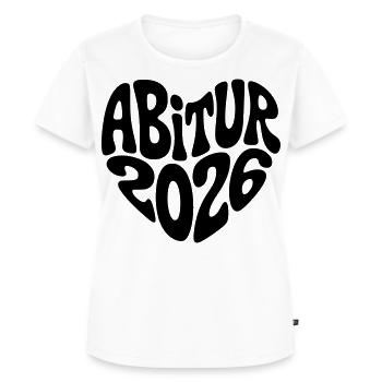 Abitur 2026 - Frauen Premium Bio T-Shirt - Weiß - Vorne - AI Model Female 172 dark (172cm)