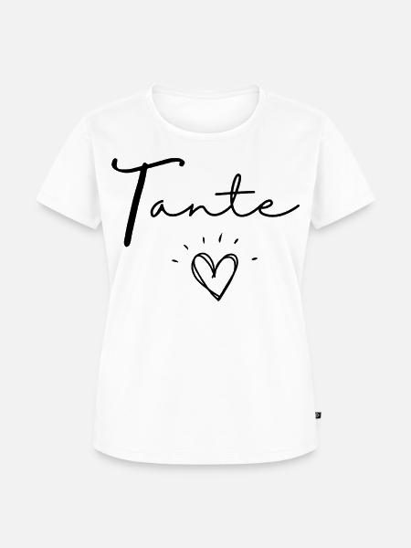 tante - Frauen Premium Bio T-Shirt - Weiß