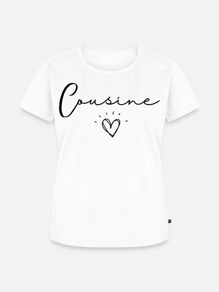 Cousin - Frauen Premium Bio T-Shirt - Weiß