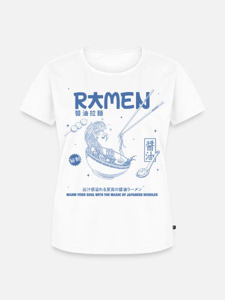 Ramen - Frauen Premium Bio T-Shirt - Weiß