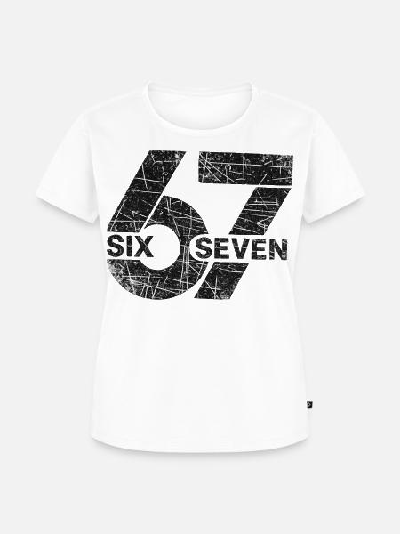 67 Six Seven - Frauen Premium Bio T-Shirt - Weiß