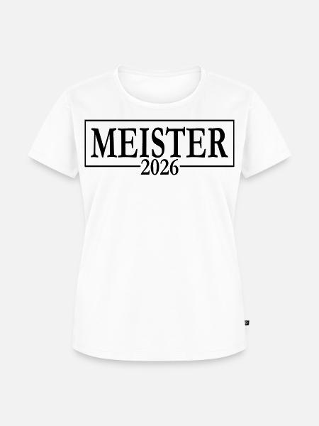 Meister 2026 Meisterschaft - Frauen Premium Bio T-Shirt - Weiß