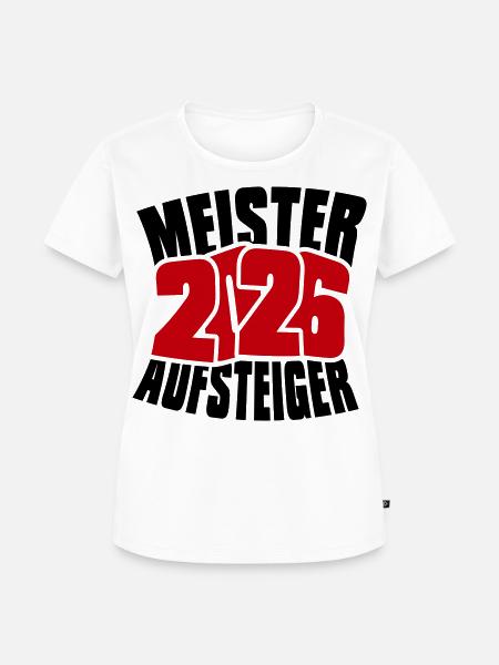 Meister und Aufsteiger 2026 - Frauen Premium Bio T-Shirt - Weiß