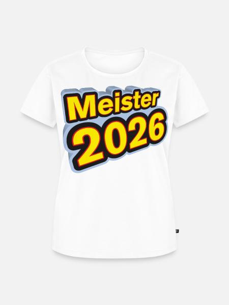 Meister 2026 Meisterschaft - Frauen Premium Bio T-Shirt - Weiß