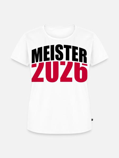 Meister 2026 Meisterschaft - Frauen Premium Bio T-Shirt - Weiß