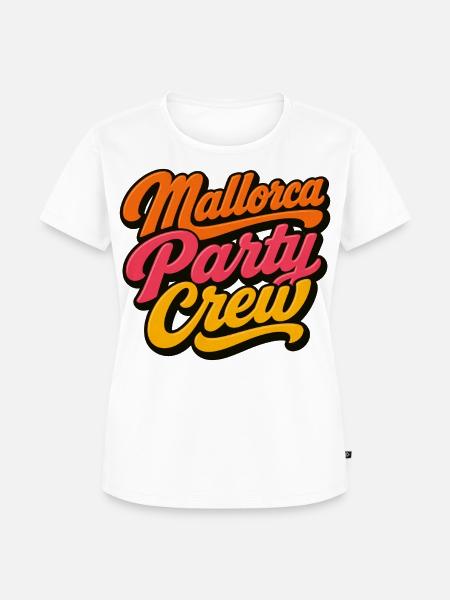 Mallorca Party Crew - Frauen Premium Bio T-Shirt - Weiß