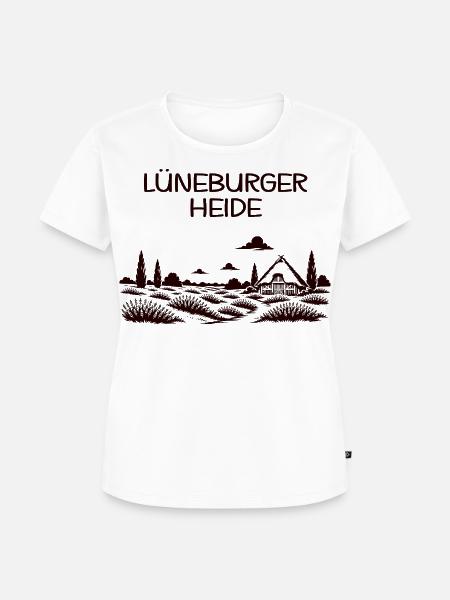 Lüneburger Heide - Frauen Premium Bio T-Shirt - Weiß