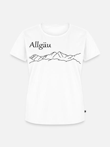 Allgäu Berge - Frauen Premium Bio T-Shirt - Weiß
