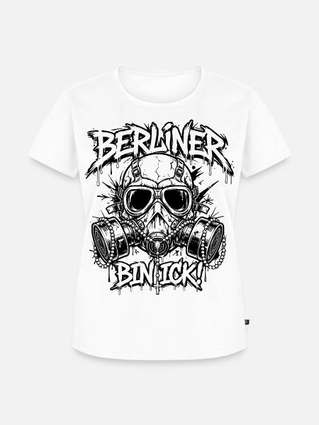 Berliner bin ick Graffiti - Frauen Premium Bio T-Shirt - Weiß