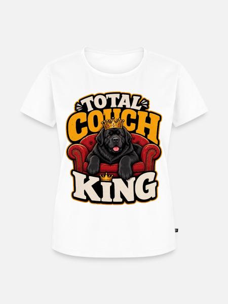 Newfoundland Dog - Frauen Premium Bio T-Shirt - Weiß