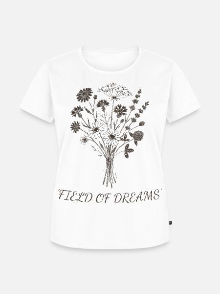 Blumenstrauß der Träume - Frauen Premium Bio T-Shirt - Weiß