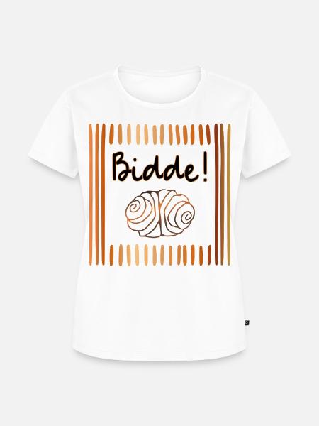 Hamburg Franzbrötchen Bestellung - Frauen Premium Bio T-Shirt - Weiß