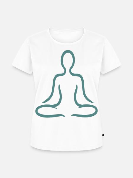 Yoga Und Meditation - Frauen Premium Bio T-Shirt - Weiß