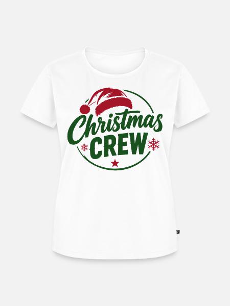Weihnachts Crew Logo - Frauen Premium Bio T-Shirt - Weiß