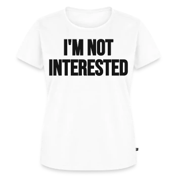 I'm not interested – Front, front, white