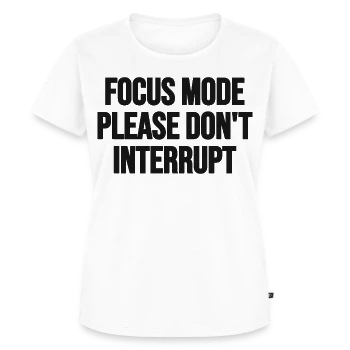 Focus mode. Please don't interrupt. – Front, front, white