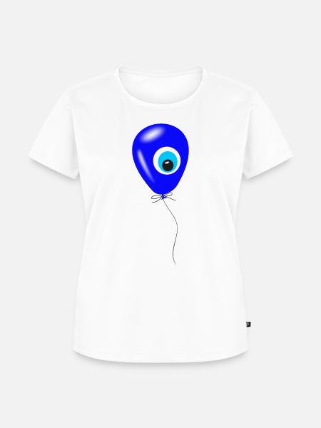 Nazar Ballon - Frauen Premium Bio T-Shirt - Weiß