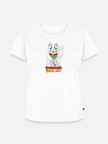Luck off - Frauen Premium Bio T-Shirt - Weiß