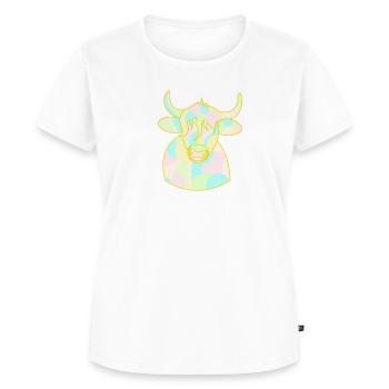 Opal Cuddle Bull - Women's Premium Organic T-shirt - white - Front - AI Model Female 172 dark (172cm)