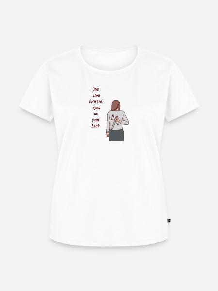 Verrat,Frau,Mensch - Frauen Premium Bio T-Shirt - Weiß