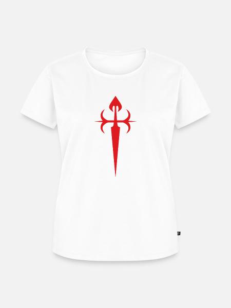 Croix de Santiago - Frauen Premium Bio T-Shirt - Weiß