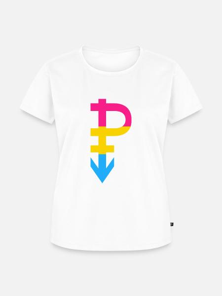 Pansexuell - LGBT CSD Pan - Frauen Premium Bio T-Shirt - Weiß